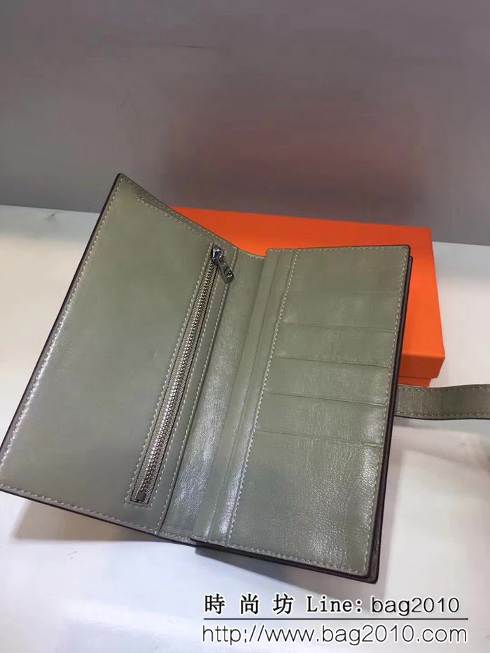 愛馬仕Hermès 鱷魚紋constance西服皮夾 0AM1203